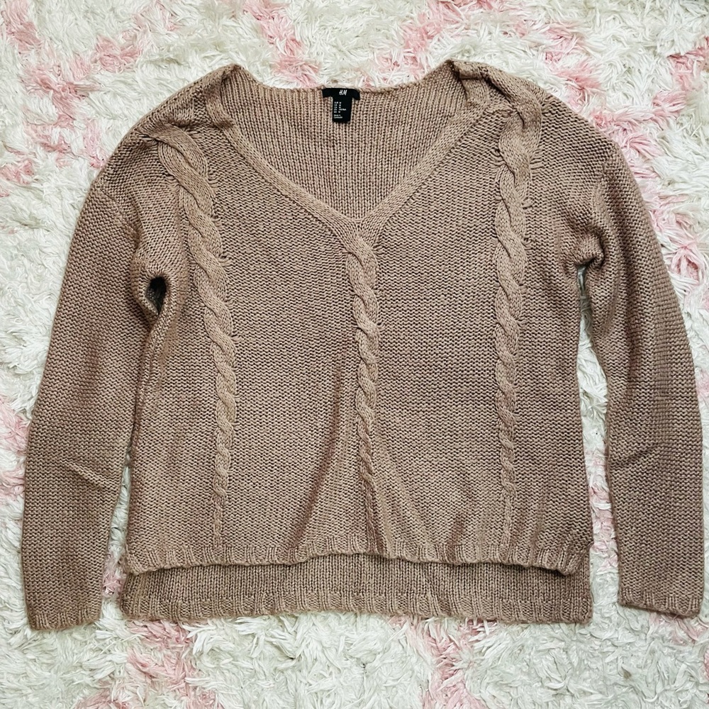 Crotchet high low sweater